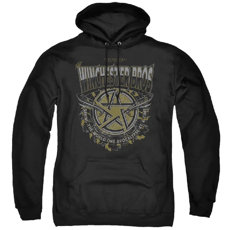 Savings Alert Supernatural Hoodie Winchester Bros Black Hoody
