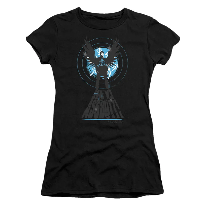 New Arrival Supernatural Juniors T-Shirt Hey Assbutt Black Tee