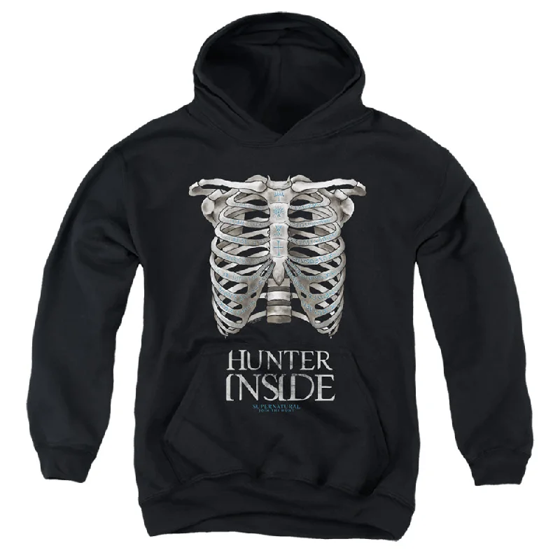 Weekend Special Supernatural Kids Hoodie Hunter Inside Black Hoody