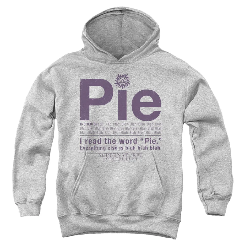 Super Sale Supernatural Kids Hoodie Pie Scene Athletic Heather Hoody