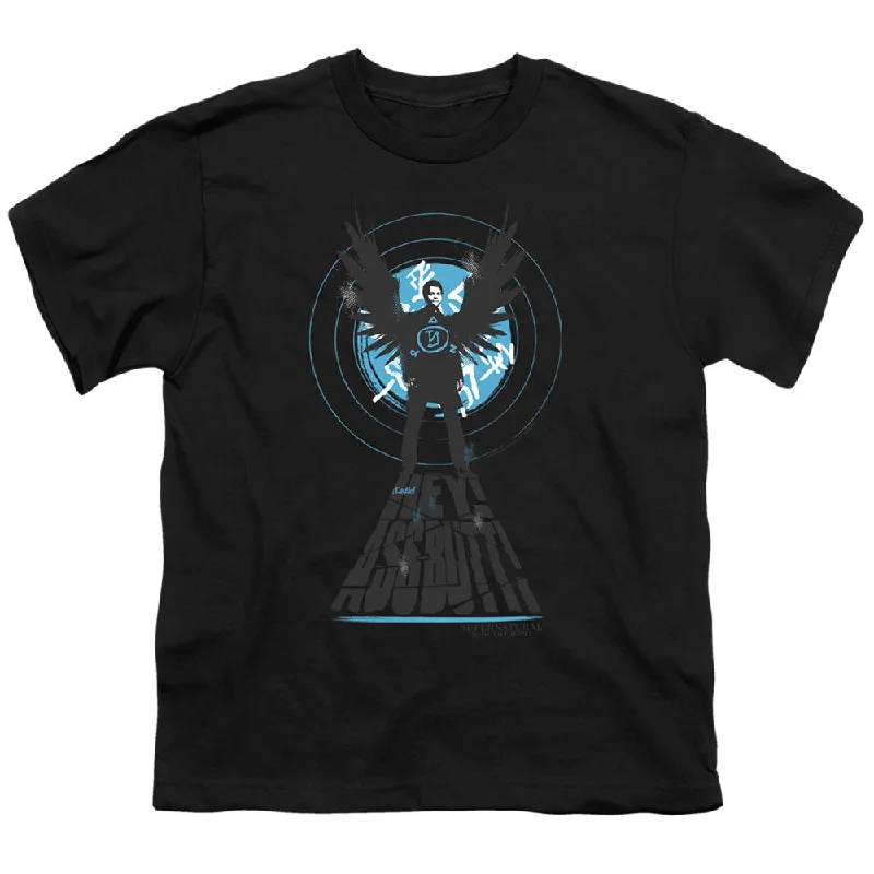 Year-End Clearance Supernatural Kids T-Shirt Hey Assbutt Black Tee