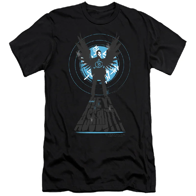 Best Seller Supernatural Slim Fit T-Shirt Hey Assbutt Black Tee