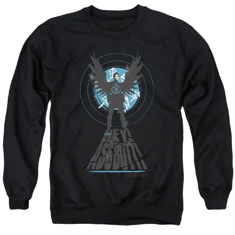 Year-End Sale Supernatural Sweatshirt Hey Assbutt Black Pullover