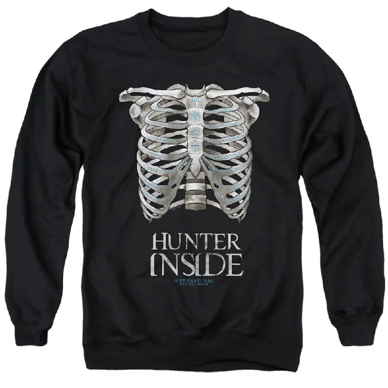 Early Bird Discount Supernatural Sweatshirt Hunter Inside Black Pullover