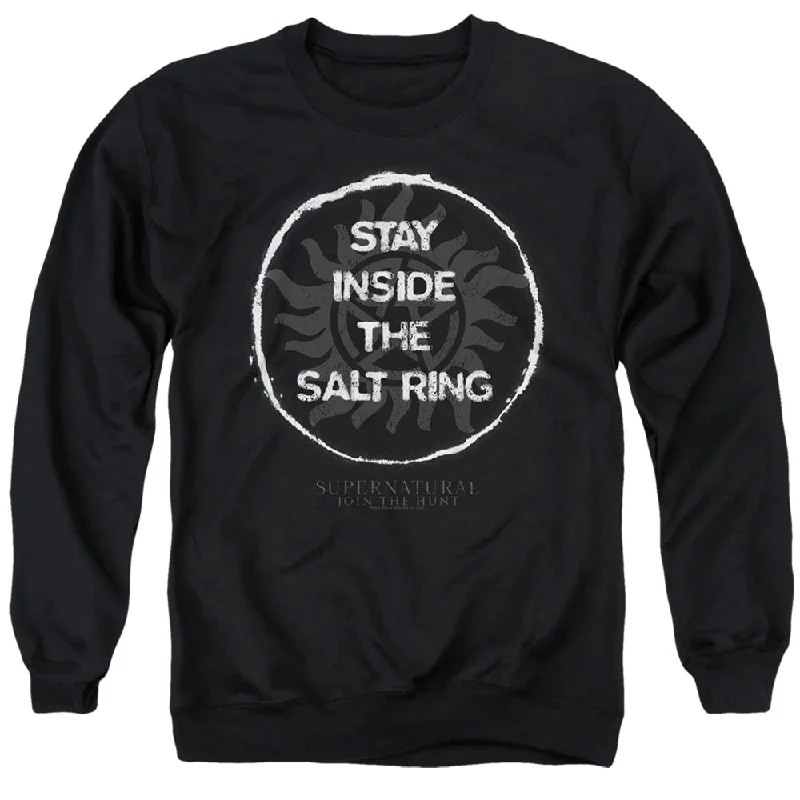 Price Fest Supernatural Sweatshirt Salt Ring Black Pullover