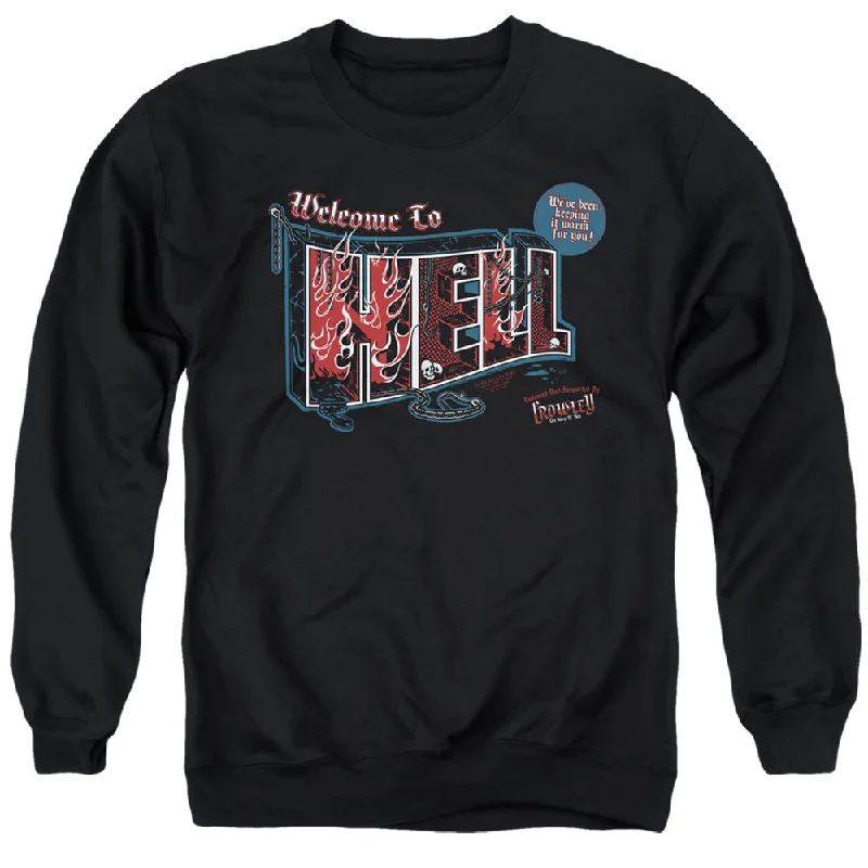 Amazing Deals Supernatural Sweatshirt Welcome to Hell Black Pullover