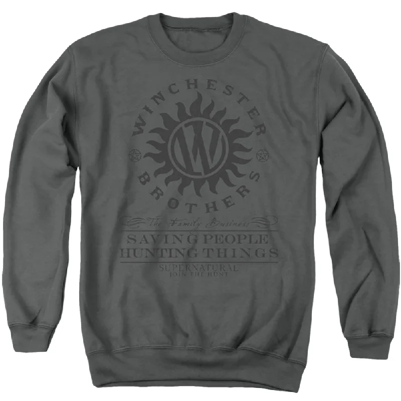 Big Discounts Supernatural Sweatshirt Winchester Brothers Charcoal Pullover