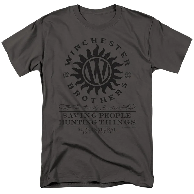 Epic Deals Supernatural T-Shirt Winchester Brothers Charcoal Tee