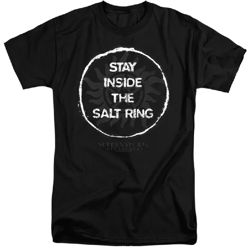 Warehouse Sale Supernatural Tall T-Shirt Salt Ring Black Tee