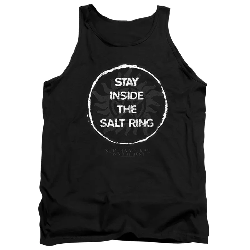 Savings Event Supernatural Tanktop Salt Ring Black Tank