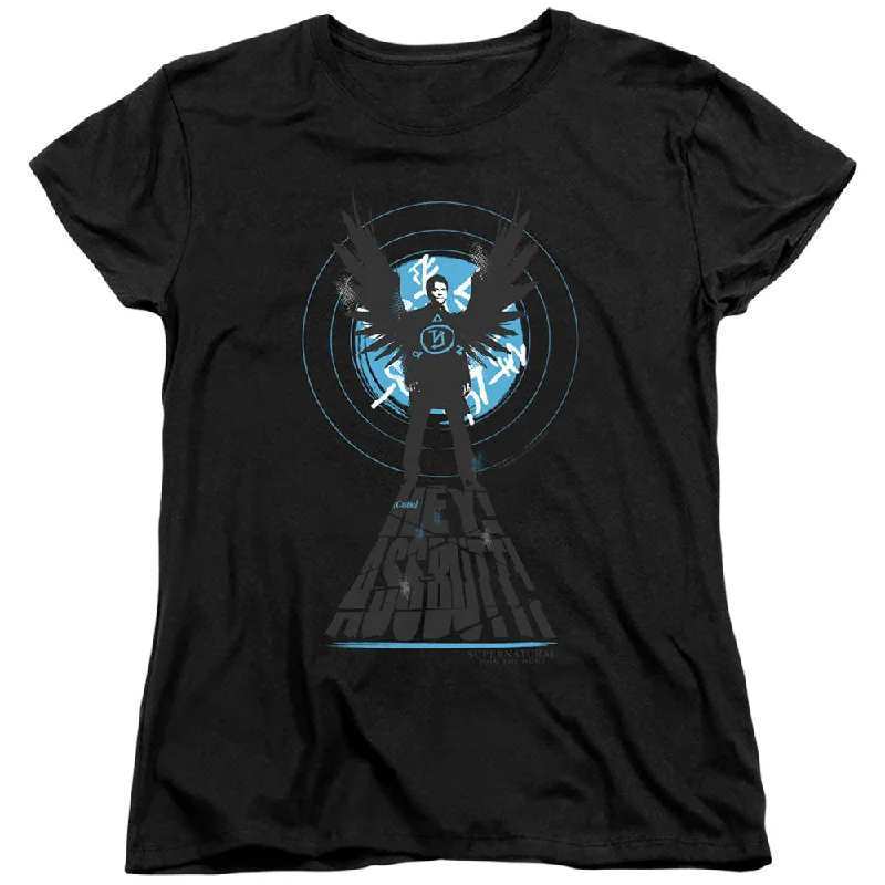 Today’s Deal Supernatural Womens T-Shirt Hey Assbutt Black Tee
