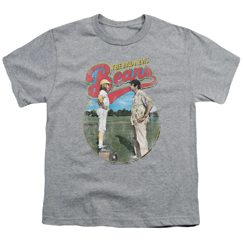 Special Savings The Bad News Bears Kids T-Shirt Movie Cover Photo Heather Tee