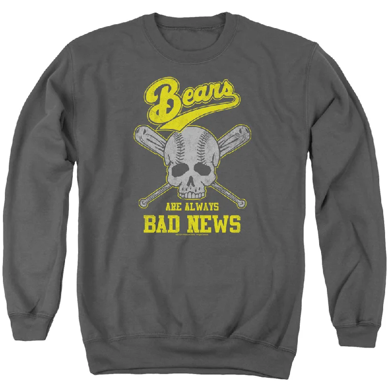Best Seller The Bad News Bears Sweatshirt Always Bad Skull Charcoal Pullover