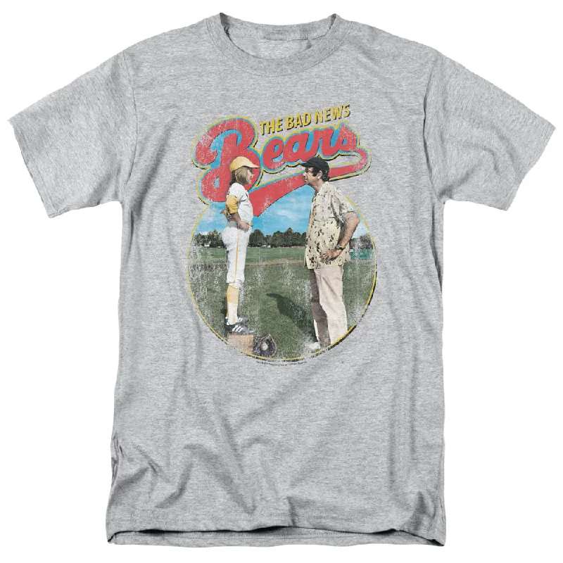 Seasonal Sale The Bad News Bears T-Shirt Movie Cover Photo Heather Tee