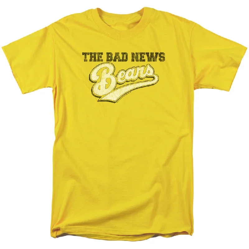 While Supplies Last The Bad News Bears T-Shirt Vintage Movie Logo Yellow Tee