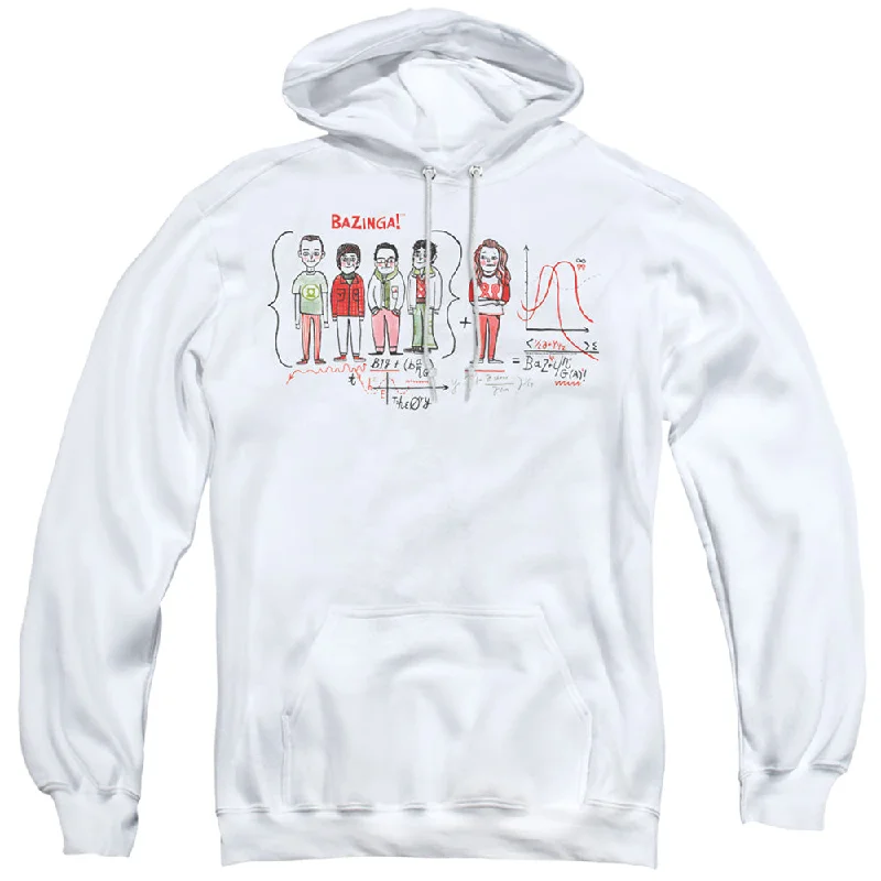 Special Discount The Big Bang Theory Hoodie Bazinga Equation White Hoody
