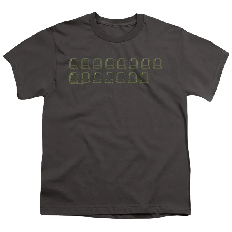 Special Savings The Big Bang Theory Kids T-Shirt Intranet Machine Charcoal Tee