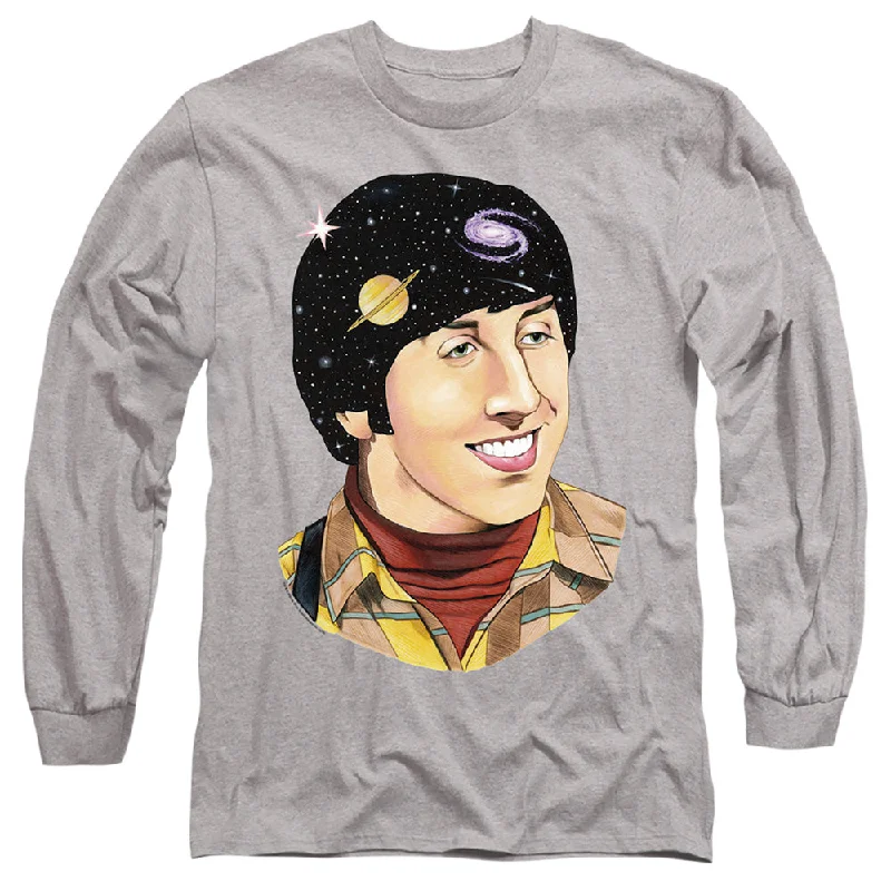 Holiday Sale The Big Bang Theory Long Sleeve Howard in Space Athletic Heather