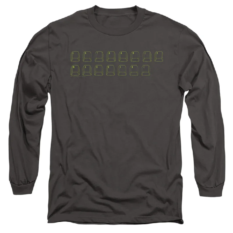 Mega Sale The Big Bang Theory Long Sleeve T-Shirt Intranet Machine Charcoal Tee