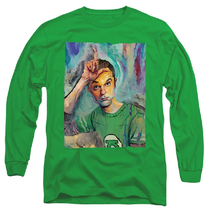 Act Now The Big Bang Theory Long Sleeve T-Shirt Sheldon Painting Kelly Tee