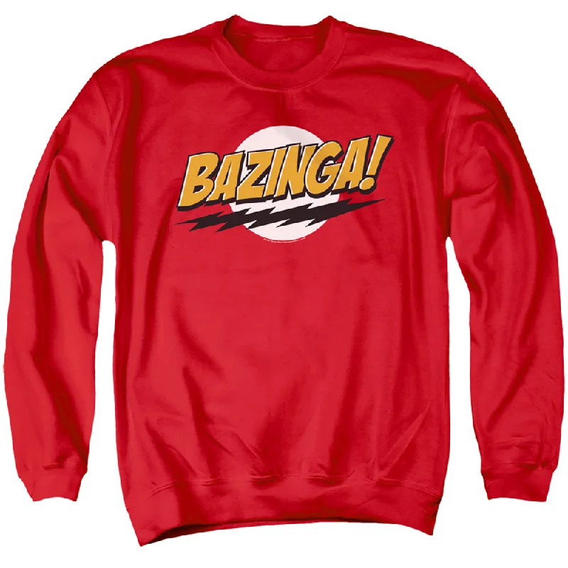 Lowest Price The Big Bang Theory Sweatshirt Bazinga Red Pullover