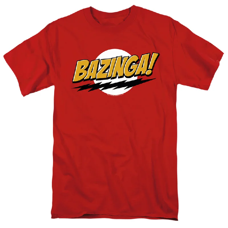 New Markdowns The Big Bang Theory T-Shirt Bazinga Red Tee
