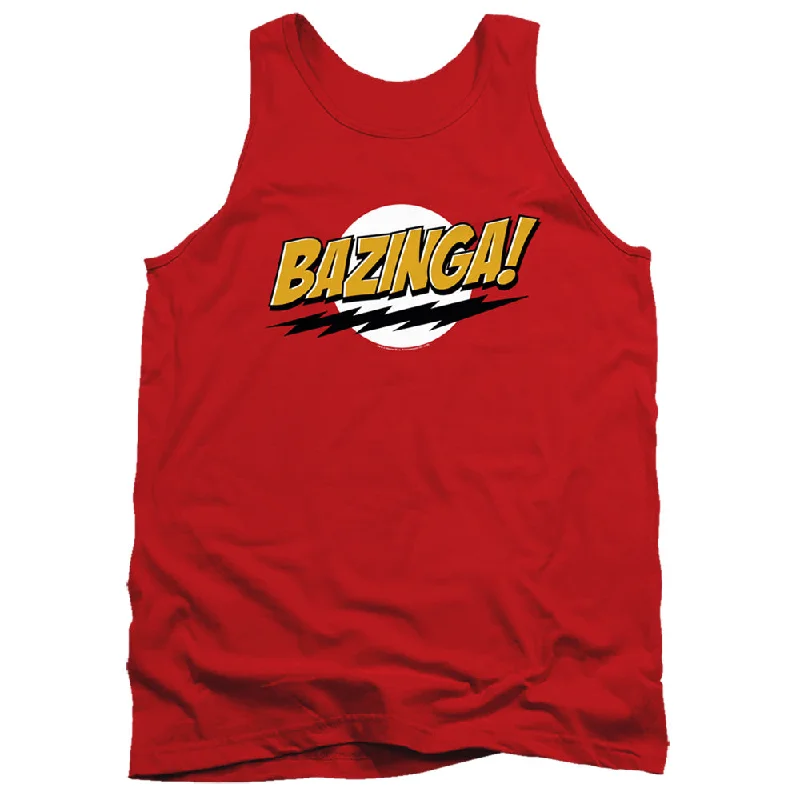 Price Rollback The Big Bang Theory Tanktop Bazinga Red Tank