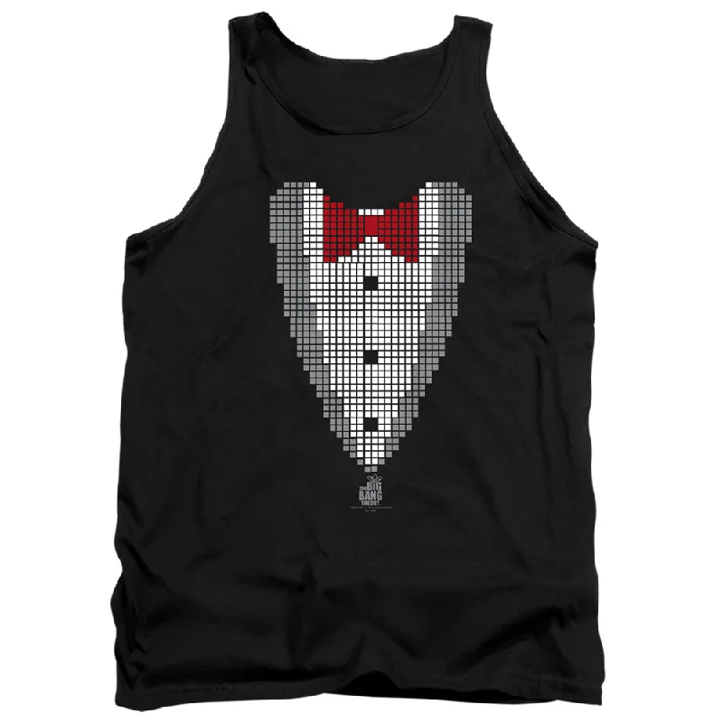 Markdowns The Big Bang Theory Tanktop Tuxedo with Red Bow Tie Black Tank