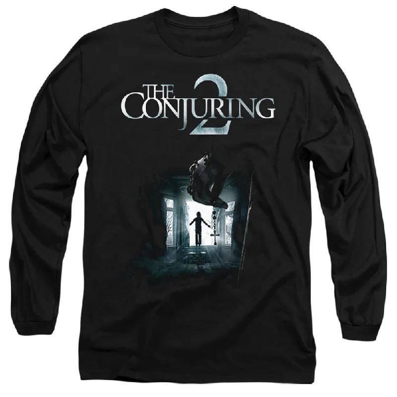 Don’t Miss Out The Conjuring 2 Long Sleeve T-Shirt Movie Poster Black Tee