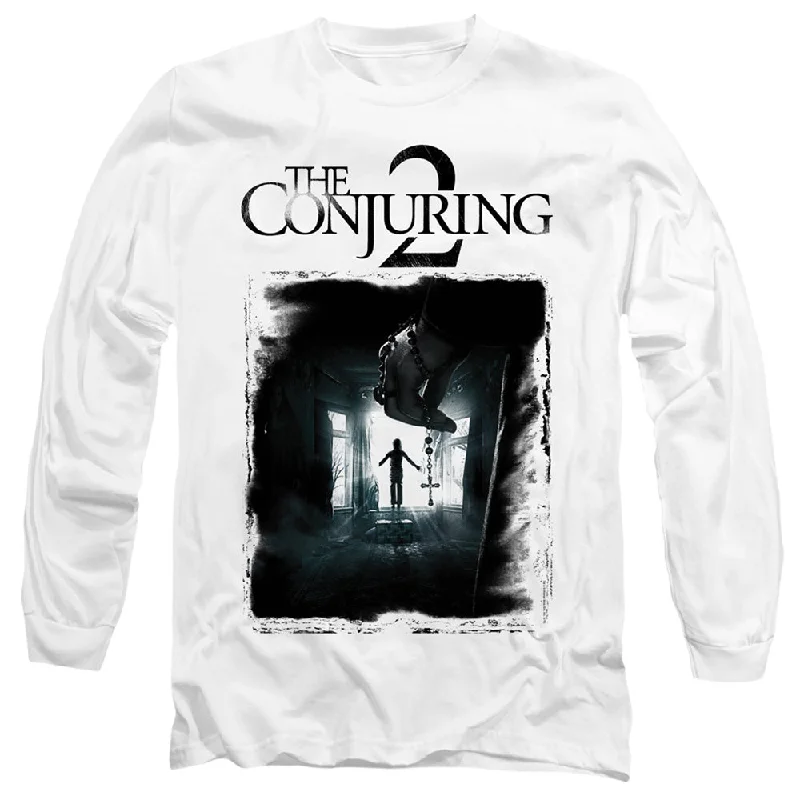 Customer Appreciation Sale The Conjuring 2 Long Sleeve T-Shirt Vintage Poster White Tee