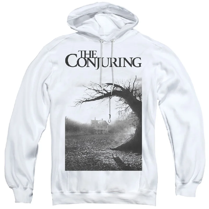 Bargain Bin The Conjuring Hoodie Vintage Tree Poster White Hoody