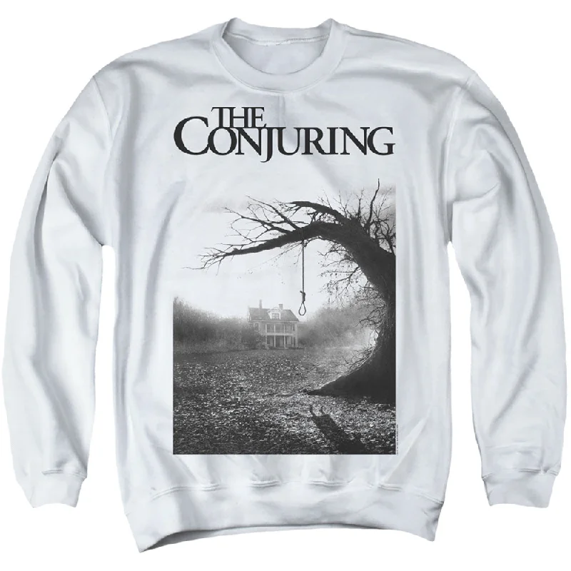 Closeout Sale The Conjuring Sweatshirt Vintage Tree Poster White Pullover