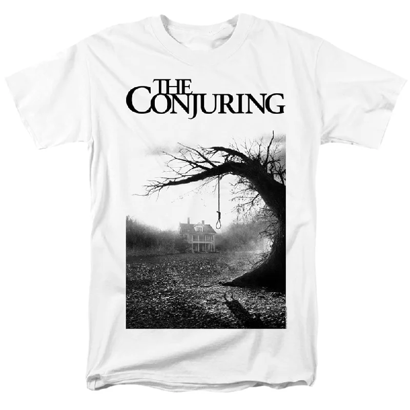Factory Direct Sale The Conjuring T-Shirt Vintage Tree Poster White Tee