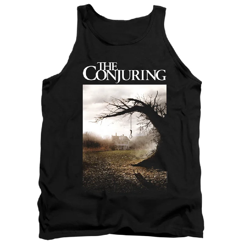 Seasonal Clearance The Conjuring Tanktop Tree Movie Poster Black Tank