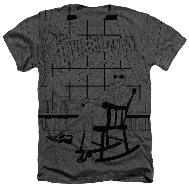 Special Offer The Invisible Man Heather T-Shirt Rocking Chair Charcoal Tee
