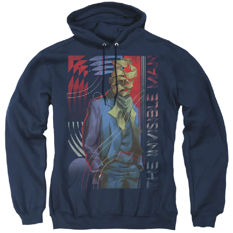 Clearance Sale The Invisible Man Hoodie Colorful Photo Navy Hoody