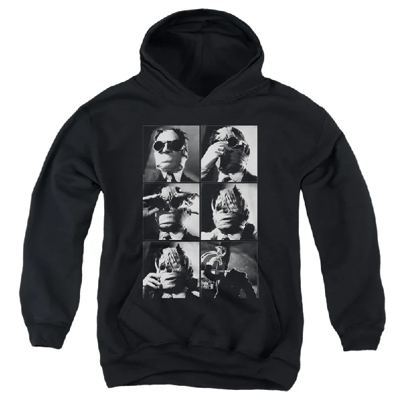 Today Only The Invisible Man Kids Hoodie Bandage Mask Black Hoody