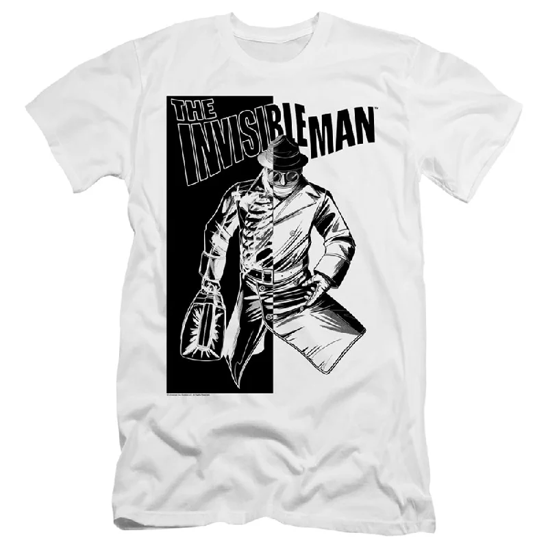 Online Only The Invisible Man Slim Fit T-Shirt Briefcase White Tee