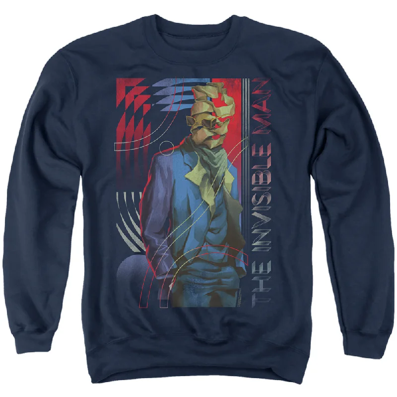 Limited Time Offer The Invisible Man Sweatshirt Colorful Photo Navy Pullover