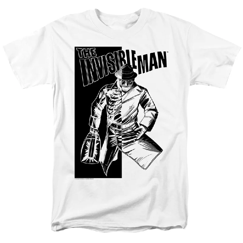 Midnight Madness The Invisible Man T-Shirt Briefcase White Tee