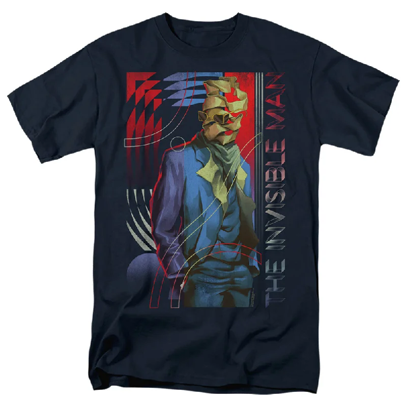 Exclusive Deal The Invisible Man T-Shirt Colorful Photo Navy Tee