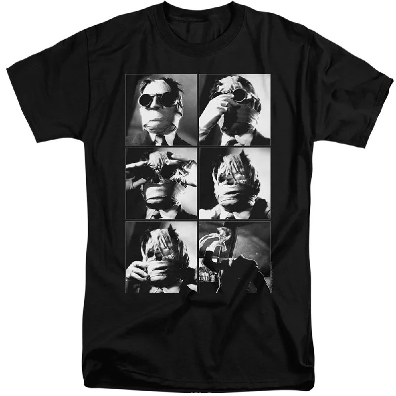 Time-Limited Offer The Invisible Man Tall T-Shirt Bandage Mask Black Tee
