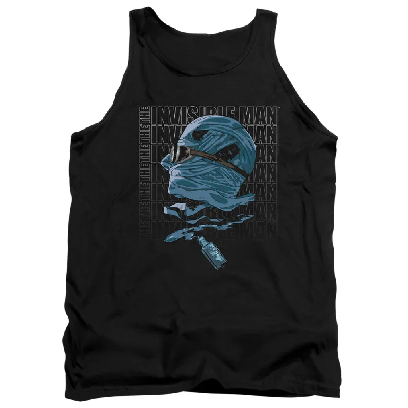 Great Deals The Invisible Man Tanktop Side Profile Black Tank
