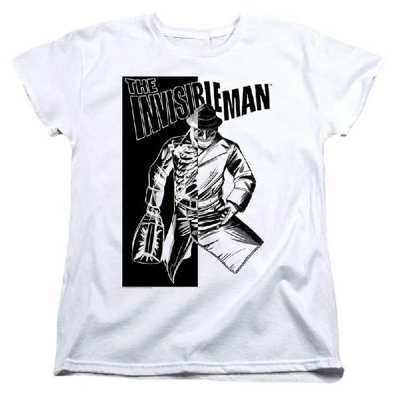 Sale Event The Invisible Man Womens T-Shirt Briefcase White Tee