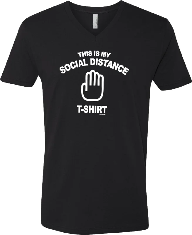 Special Discount This is My Social Distancing V-Neck Shirt