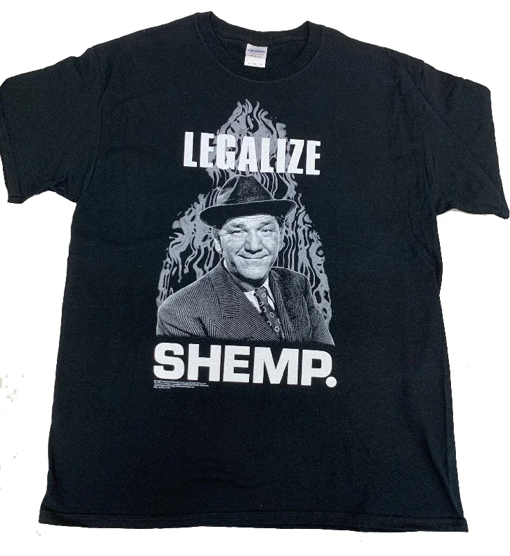 Midnight Madness Three Stooges T-Shirt Legalize Shemp Black Tee