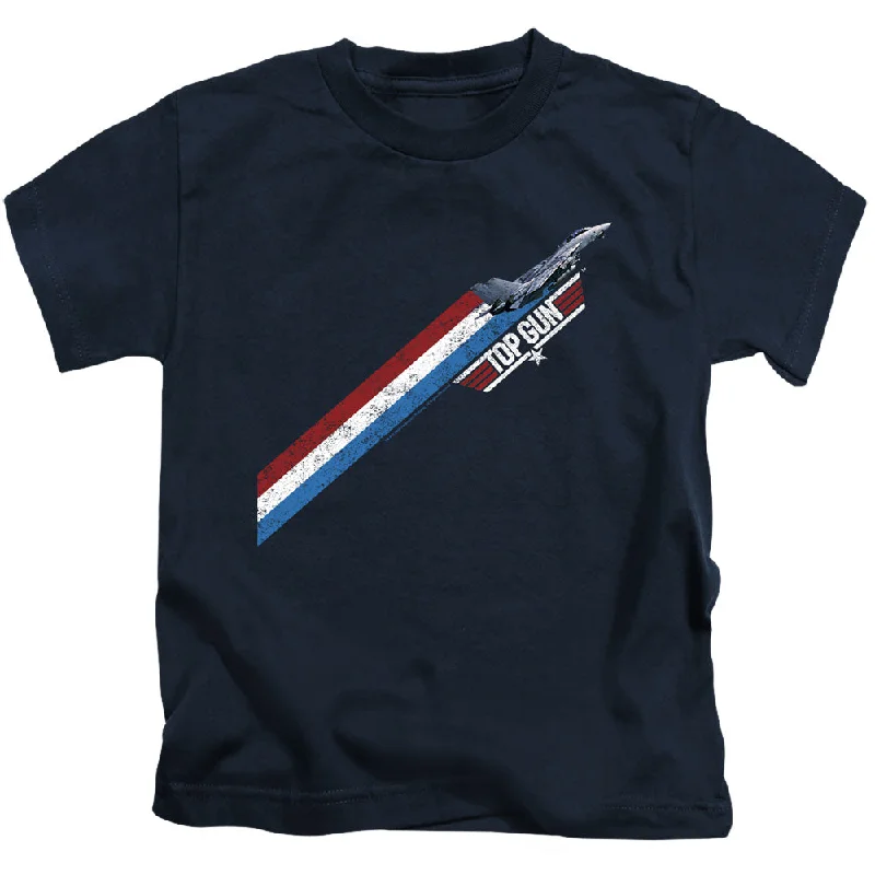 Friends and Family Sale Top Gun Boys T-Shirt Red White Blue Stripes Navy Tee