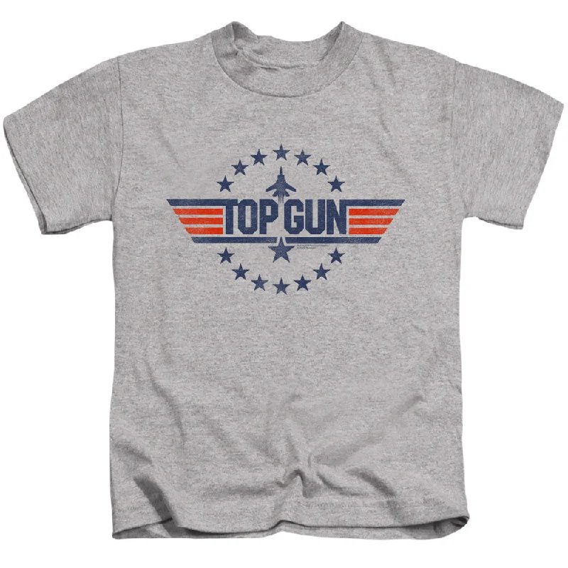 Super Sale Top Gun Boys T-Shirt Stars Logo Heather Tee