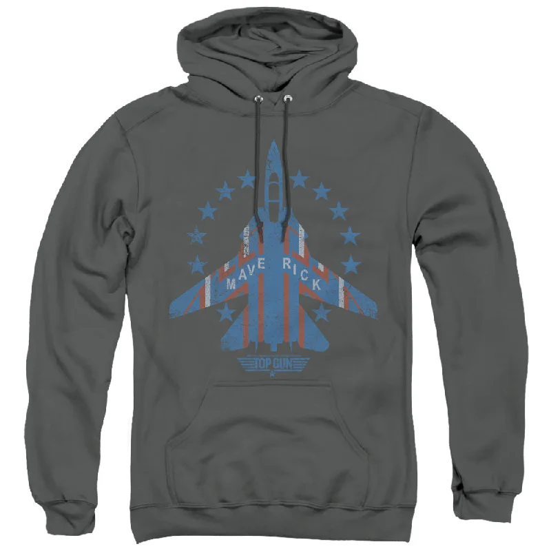 Huge Discounts Top Gun Hoodie Maverick F-14 Tomcat Charcoal Hoody