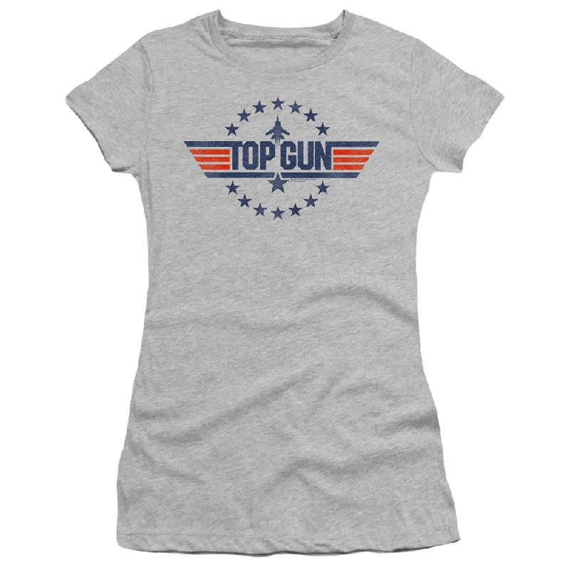 The Best Prices Top Gun Juniors T-Shirt Stars Logo Heather Tee